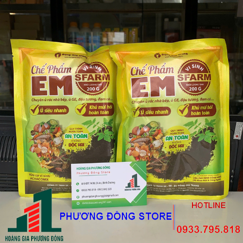 Chế phẩm phân hủy chất hữu cơ EM Sfarm